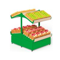 Стеллаж двусторонний для овощей и фруктов L=1000 H=1500 G=1266