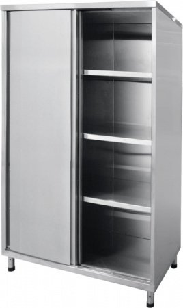 Шкаф-купе нейтр. ШКН-6-5 РН нерж. (1500х560х1800)